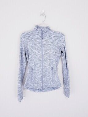 Lululemon Define Jacket Full Zip Wee Are From Space Ice Gray Alpine White Size 6